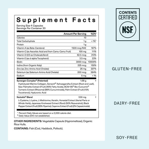 Nutrafol For Women's Balance Supplement |120 Capsules for Women