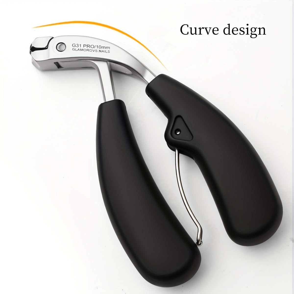 G31 Premium Nail Clippers – Stainless Steel Precision Blade, Wide Jaw for Thick Nails, Anti-Splash Design, Long Handle Cuticle Trimmer