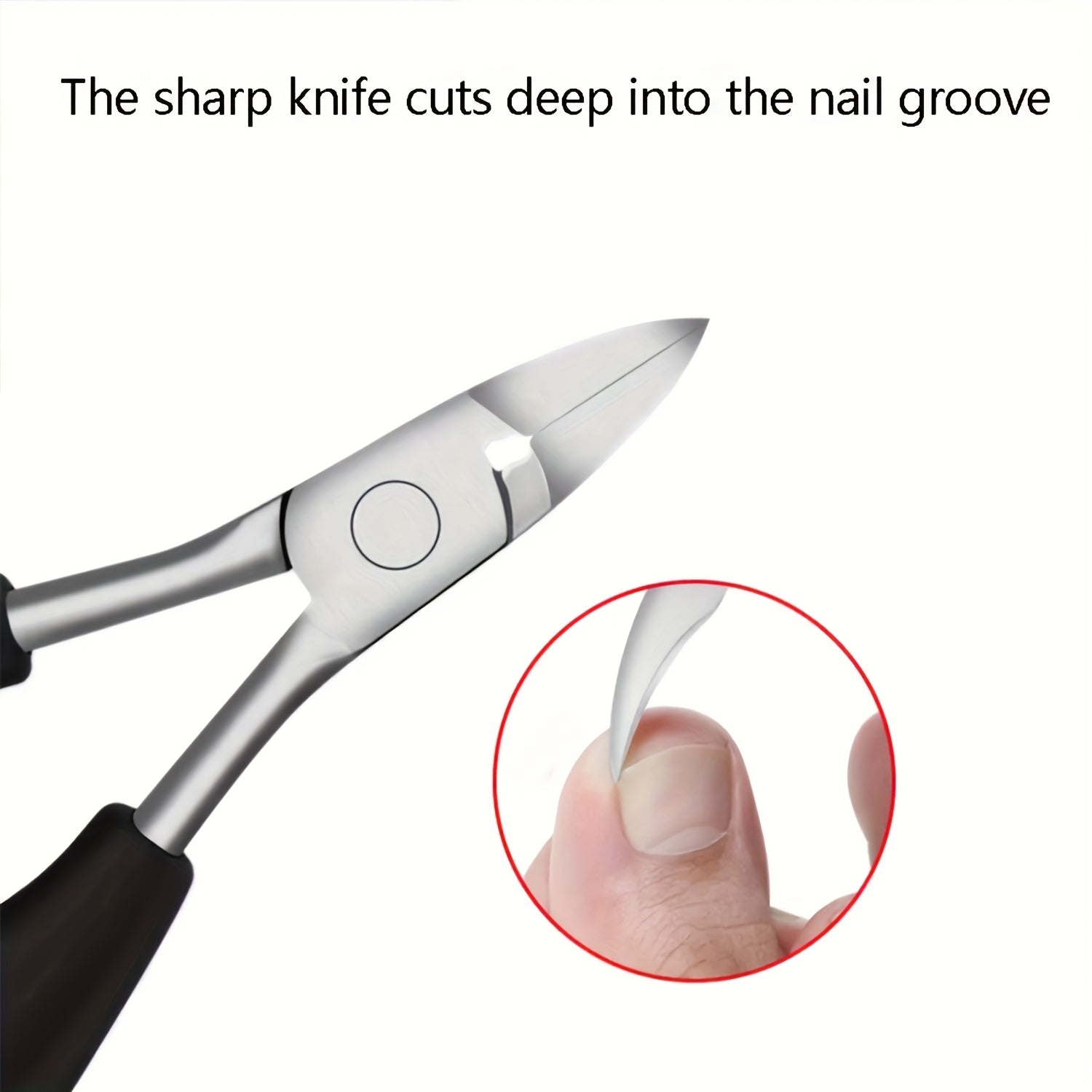 5-Piece Heavy Duty Toenail Clippers Set for Thick & Ingrown Nails | Stainless Steel